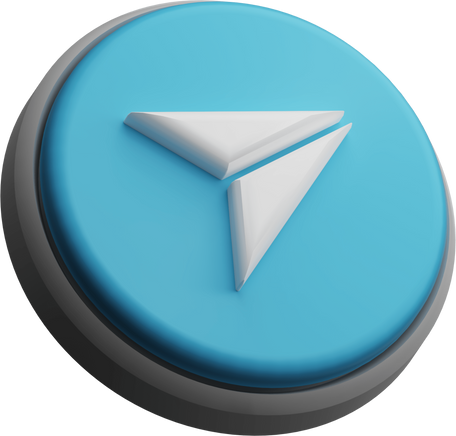 3D Paper Plane Icon